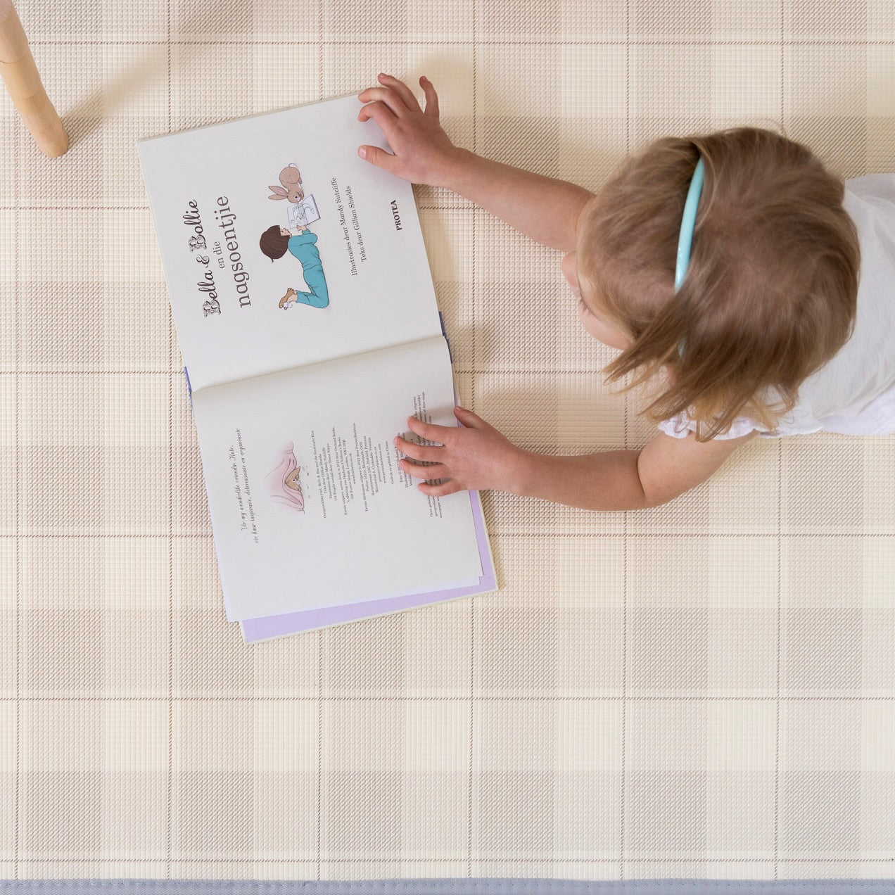 Gingham Stone/ ABC Africa Play Mat
