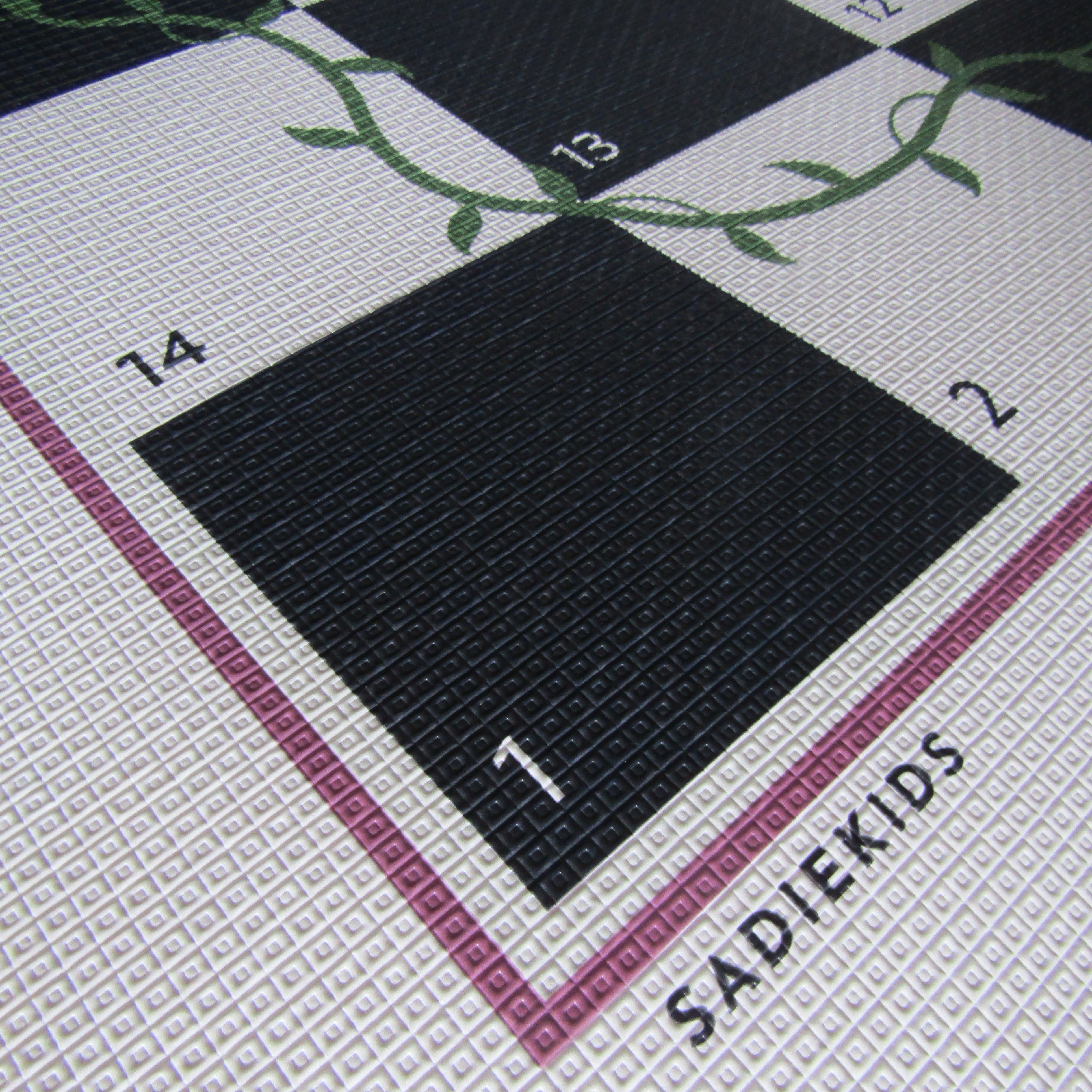 Bobbins/ Vines & Ladders (Plum)