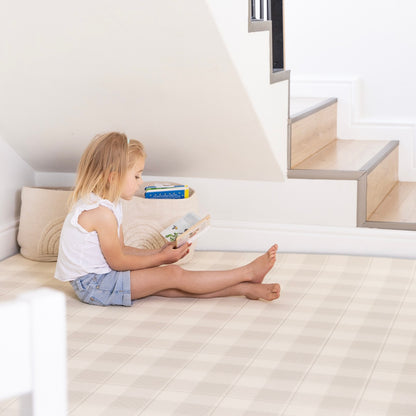Gingham Stone/ Dune Play mat