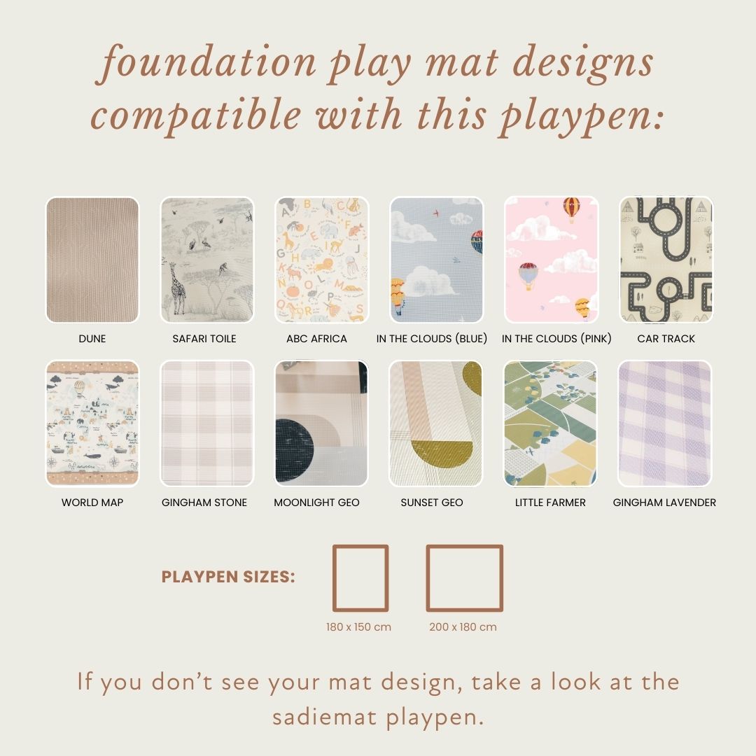 Playpen for Foundation Mat