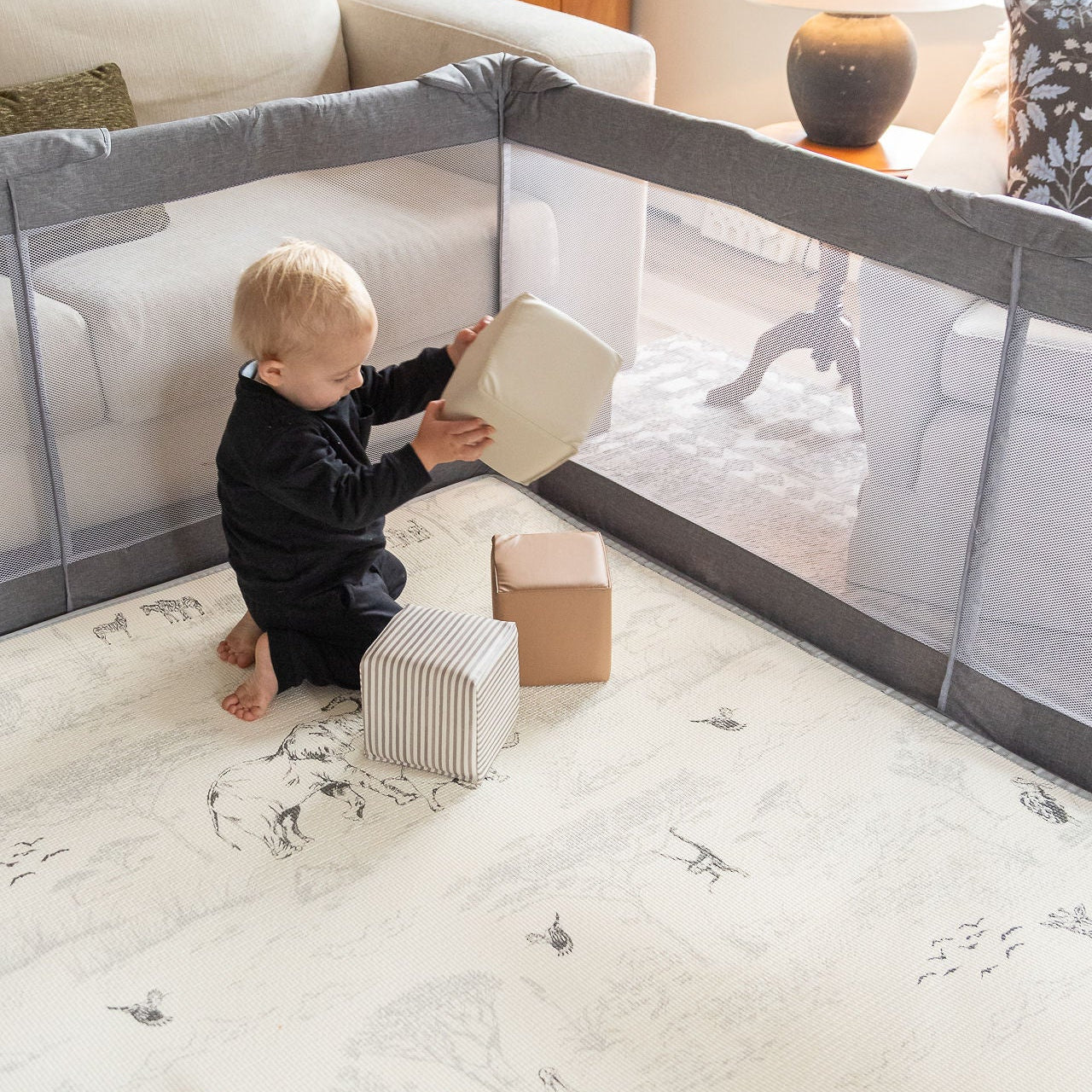Playpen for Foundation Mat