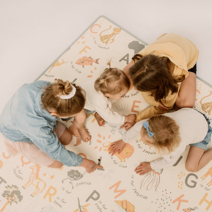ABC Africa/ World Map Play Mat