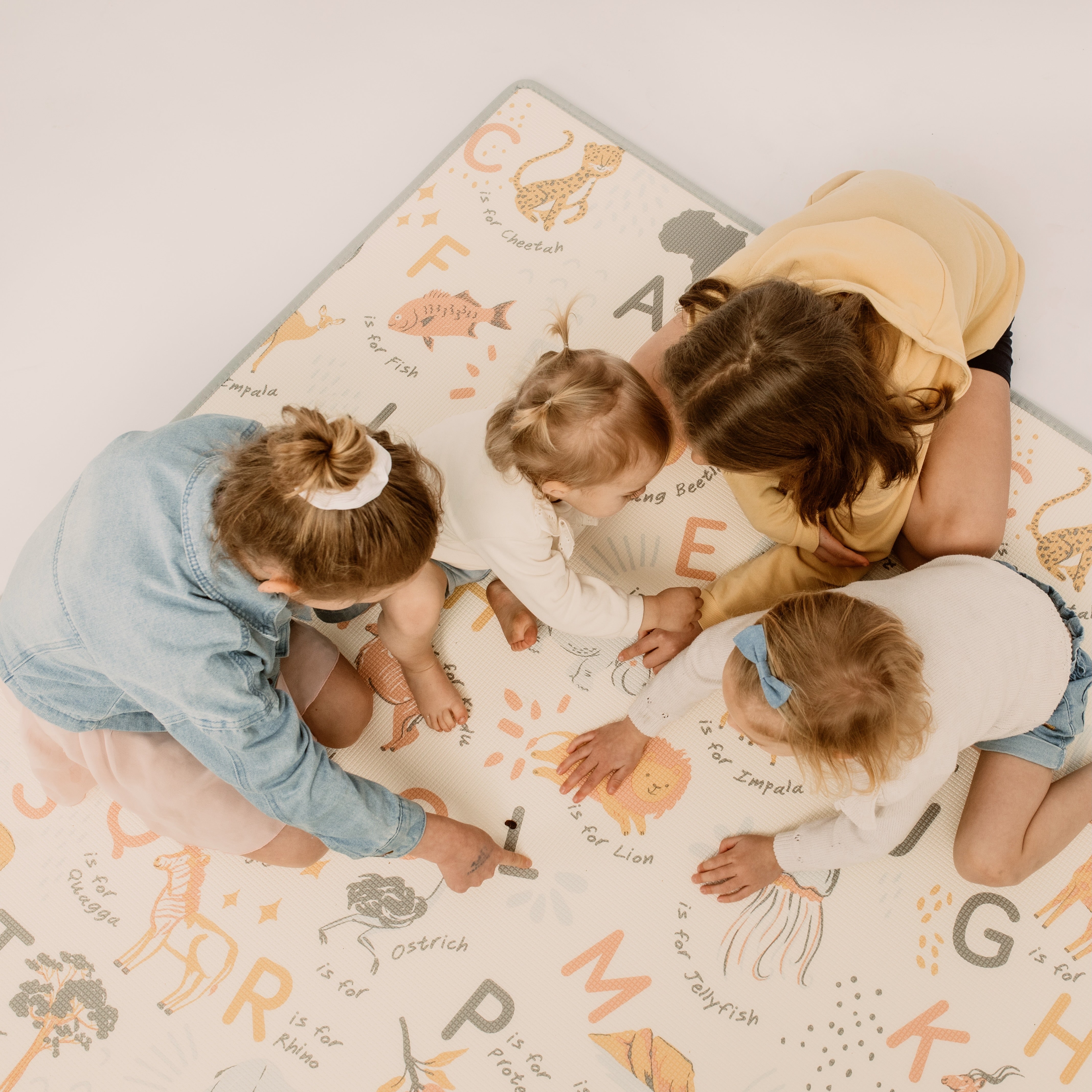 ABC Africa/ World Map Play Mat